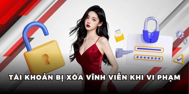 Tài khoản bị xóa vĩnh viễn